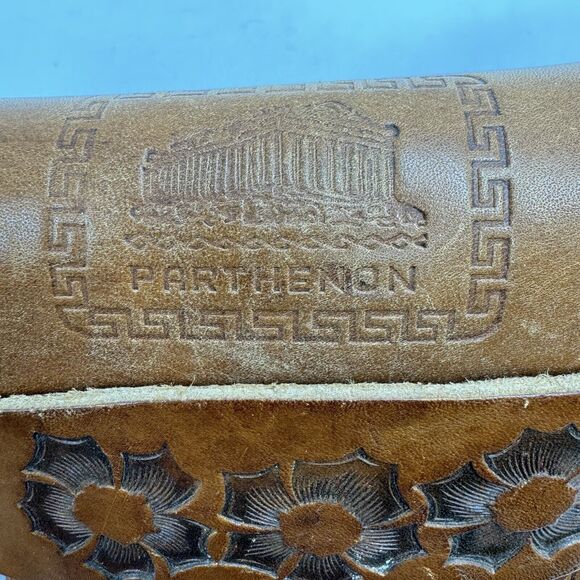 Vintage Leather Clutch Wristlet Large Belt Loop Western Boho - Picture 12 of 12